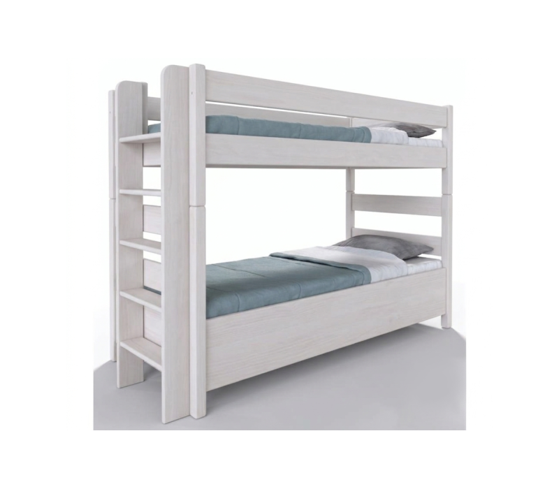 Bükk emeletes ágy Junior 12 200 x 90 cm fehér 