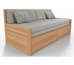 Luxus Sára bükk kihúzható ágy - 200x90