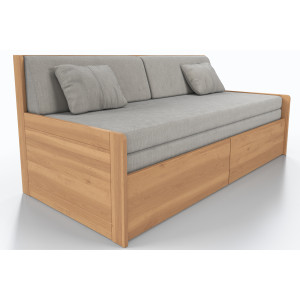 Luxus Sára bükk kihúzható ágy - 200x90